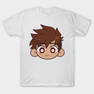 Cookie Chibi Head Kai Elemental Master of Fire T-Shirt